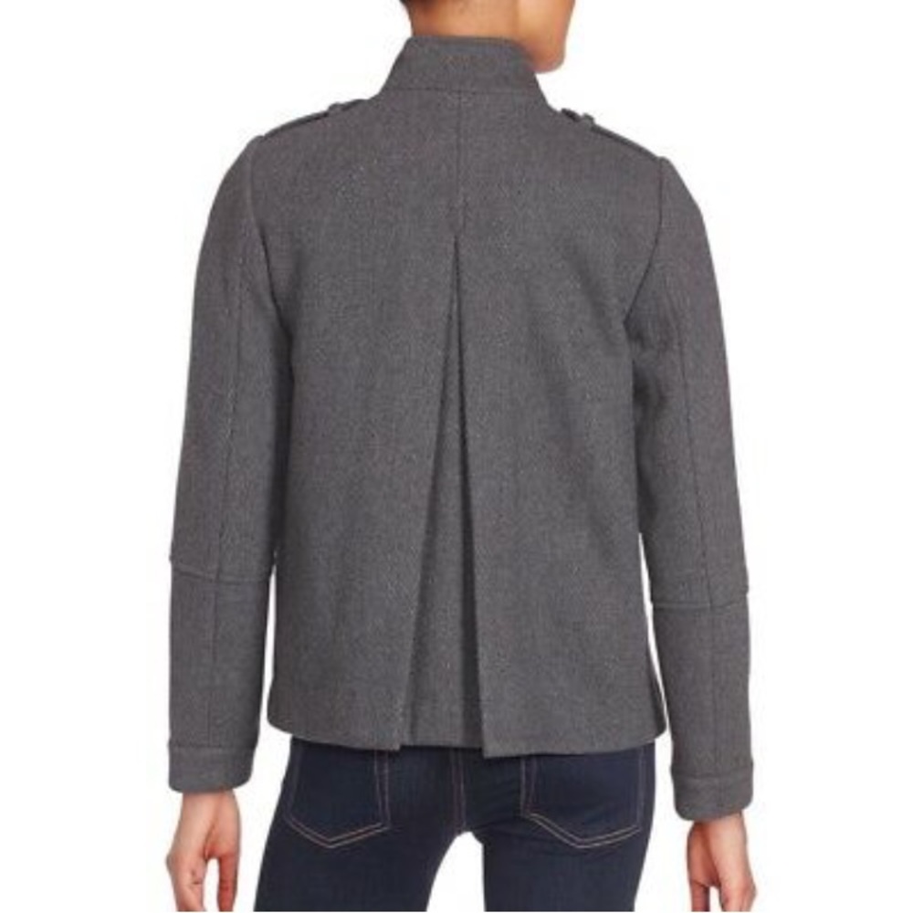 VINCE Wool Coat, NWT, Grey, Size 10